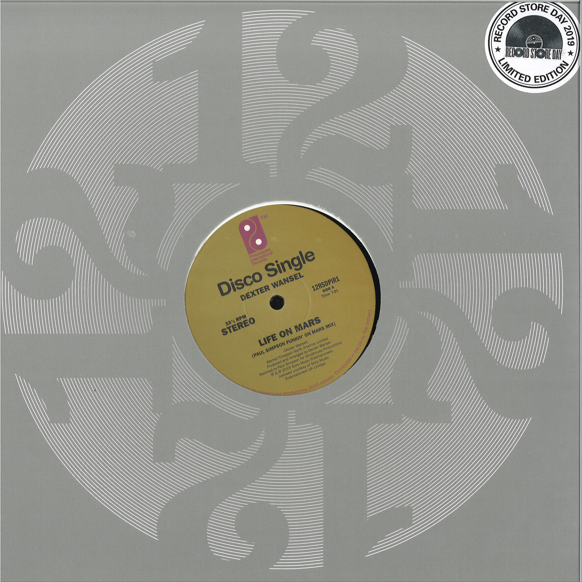 Dexter Wansel / Life On Mars b/w Theme From The Planets (Paul Simpson Remixes) Dexter Wansel / Life On Mars b/w Theme From The Planets (Paul Simpson Remixes)