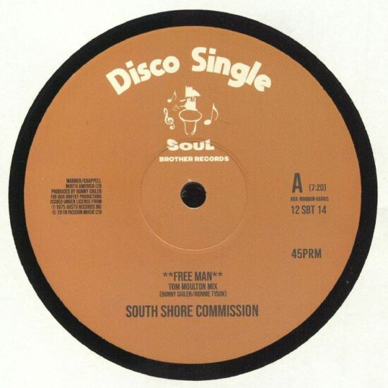 South Shore Commission - Free Man / Ultra High Frequency - We're On The Right Track (Tom Moulton Mixes) (12")