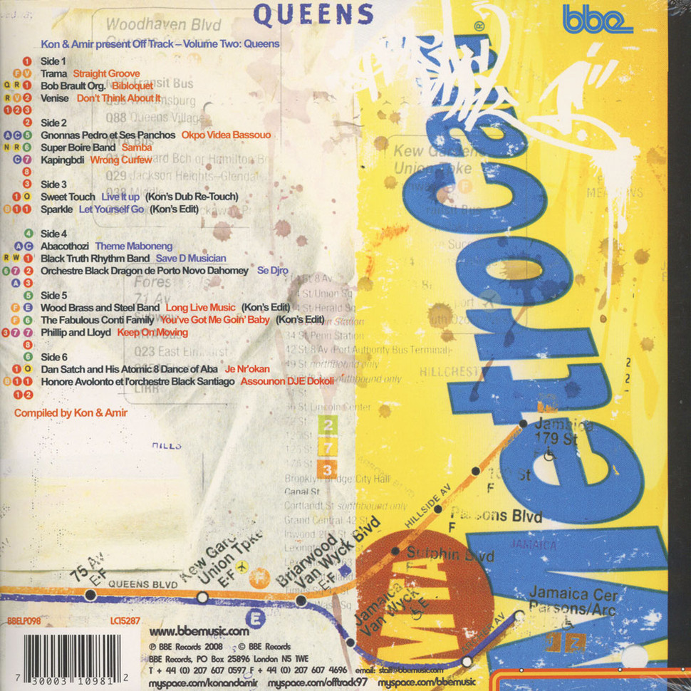 Kon and Amir - Off Track Volume Two: Queens (3xLP) - Image 2