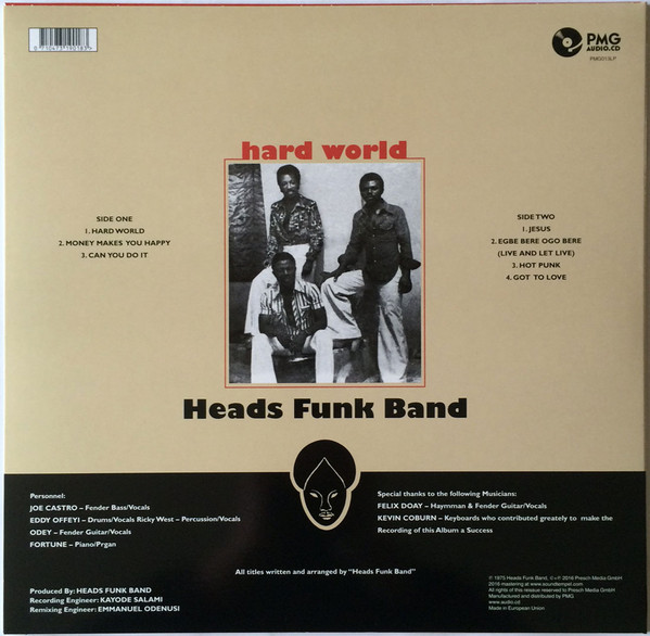 Heads Funk Band - Hard World LP - Image 2