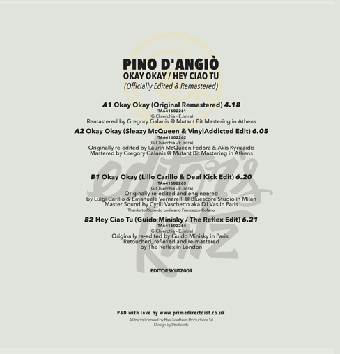 Pino D'Angio - Okay Okay (remastered) (12") - Image 2