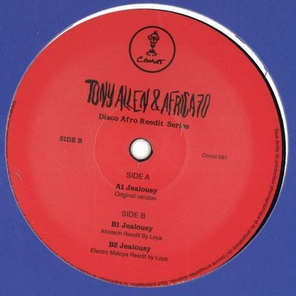 Tony Allen & Africa 70 - Jealousy Disco Afro Remixes (12")