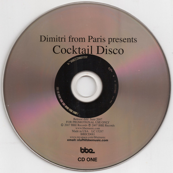 Dimitri From Paris - Dimitri From Paris Presents Cocktail Disco (2xCD, Comp, Promo) - Image 4