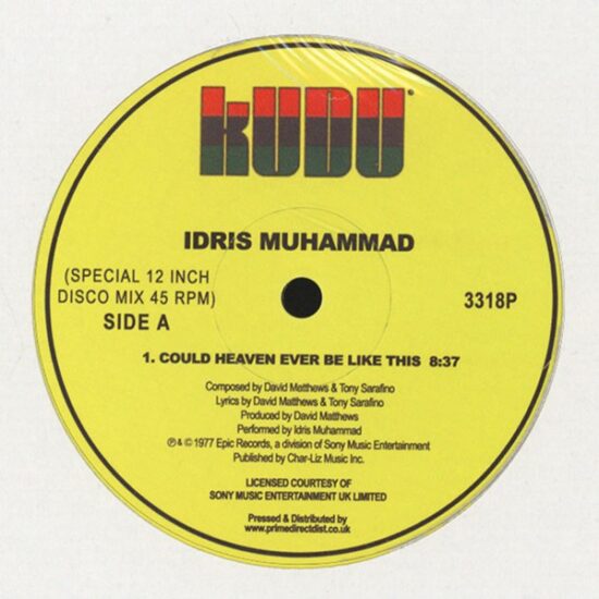 Idris Muhammad - Could Heaven Ever Be Like This (12")