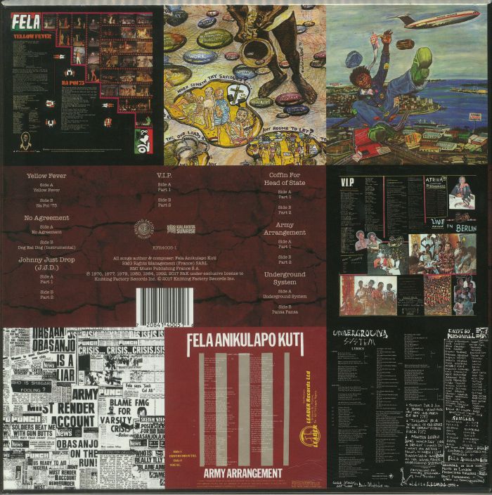 Fela Kuti - Vinyl Box Set 4: Compiled By Erykah Badu (7xLP) - Image 2