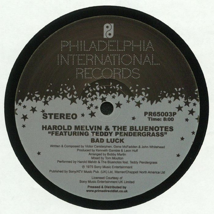 Harold Melvin And The Blue Notes Featuring Teddy Pendergrass - Back Luck / Don't Leave Me This Way (12")