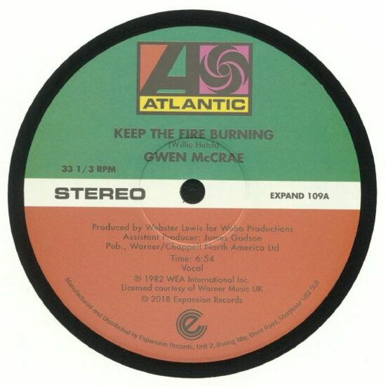 Gwen McCrae - Keep The Fire Burning / Funky Sensation (12")