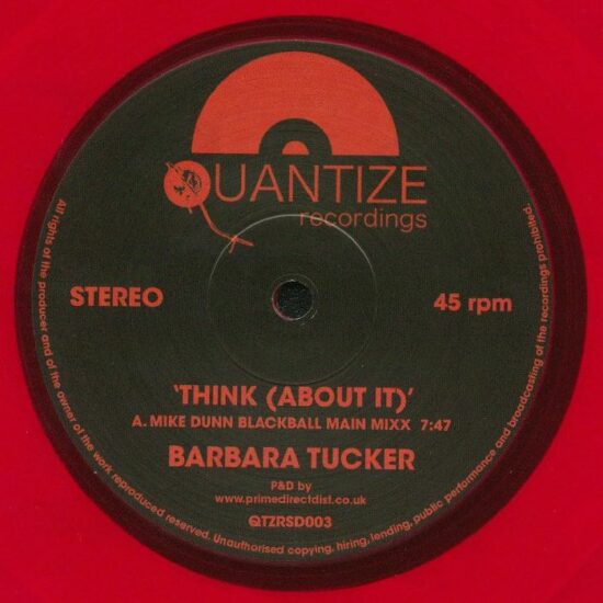 Barbara Tucker - Think (About It) (RSD Remixes ) (12")