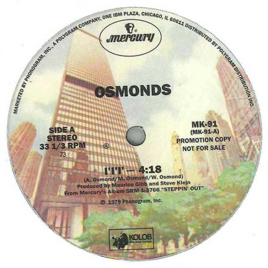 Osmonds - I, I, I / You're Mine (12")