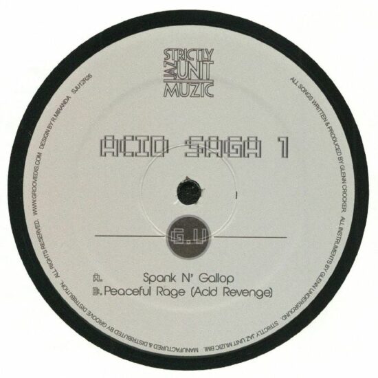 GU aka Glenn Underground - Acid Saga 1 (12")
