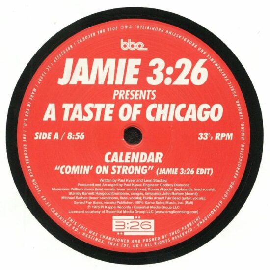Jamie 3:26 - A Taste of Chicago Sampler (12")