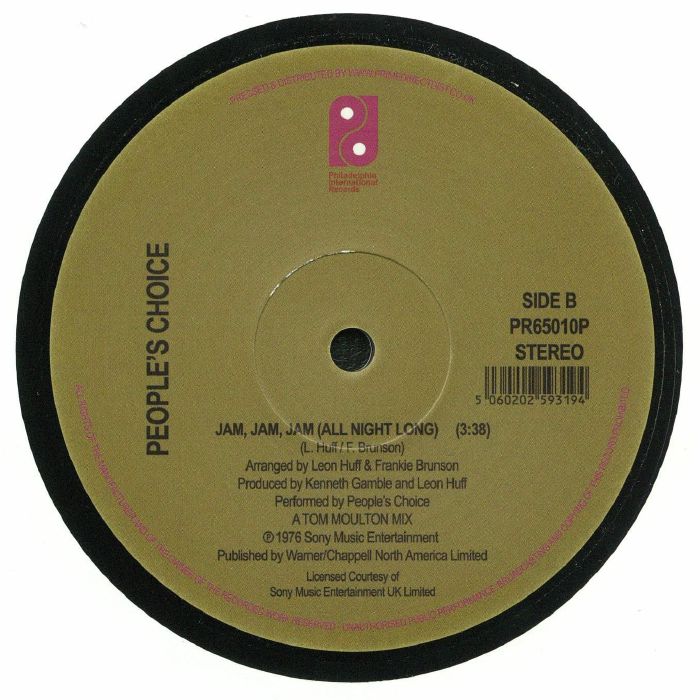 People's Choice - Here We Go Again / Jam, Jam, Jam (All Night Long) (12") - Image 2