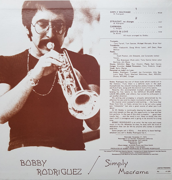 Bobby Rodriguez - Simply Macrame LP (Mint) - Image 2