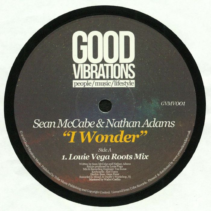 Sean McCabe & Nathan Adams - I Wonder (12")