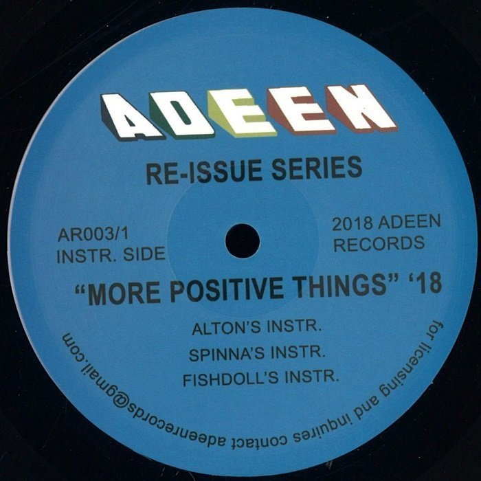 Alton Miller - More Positive Things (DJ Spinna, Fishdoll mixes) (12") - Image 2