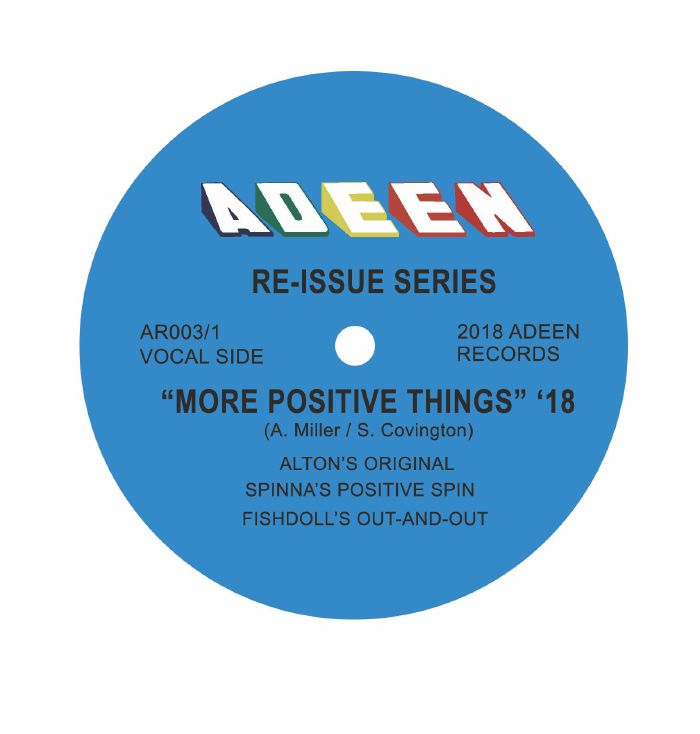 Alton Miller - More Positive Things (DJ Spinna, Fishdoll mixes) (12")