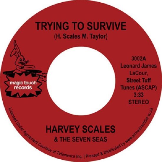Harvey Scales & The Seven Seas - Trying To Survive / Trackdown (7")