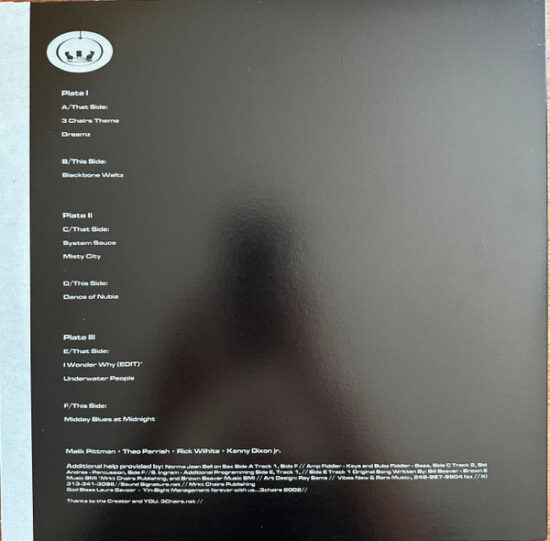 3 Chairs – 3 Chairs (3×12″) (NM/VG+) | Dig Deep Records