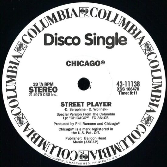 Chicago / Boz Scaggs - Street Player / Lowdown (12")