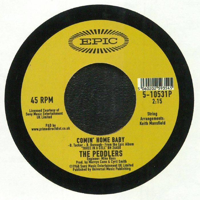 The Peddlers - On A Clear Day You Can See Forever (7") - Image 2