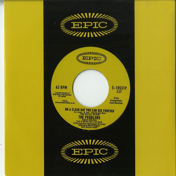 The Peddlers - On A Clear Day You Can See Forever (7") - Image 3