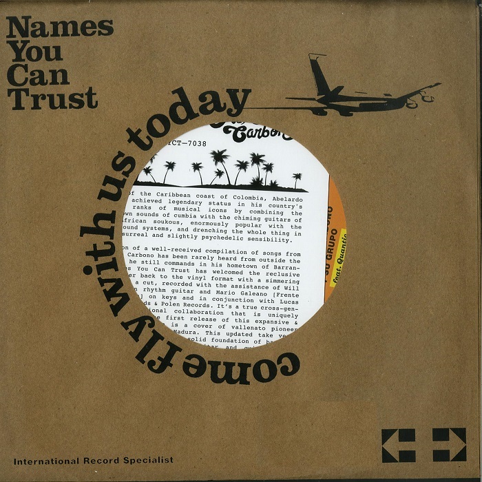 Abelardo Carbono Y Su Grupo Feat. Quantic - La Piña Madura (7") (VG+/M) - Image 5