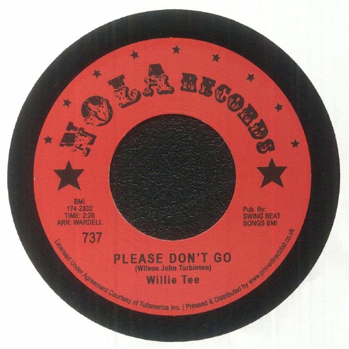 Willie Tee - Please Don't Go / My Heart Remembers (7")