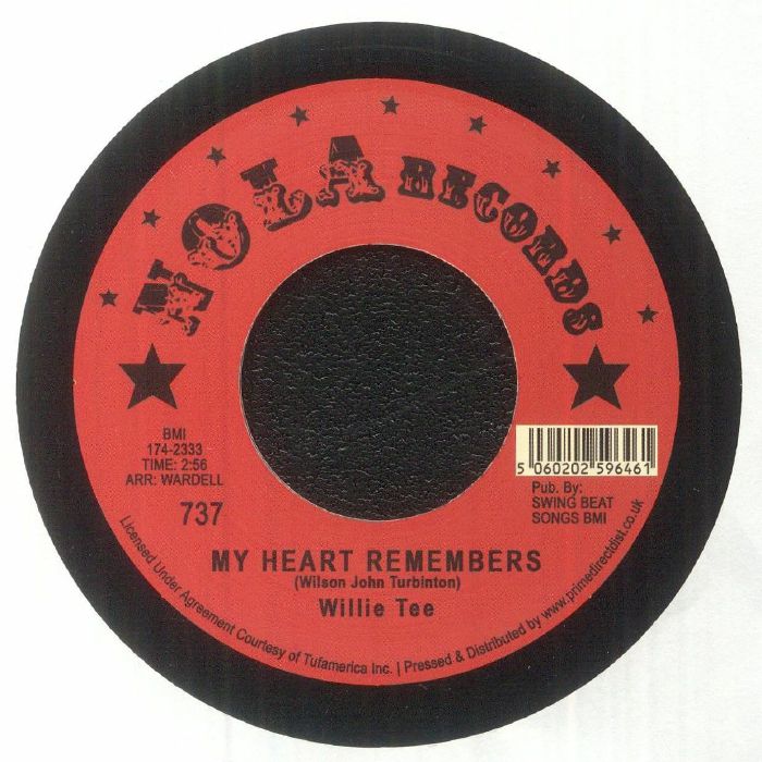 Willie Tee - Please Don't Go / My Heart Remembers (7") - Image 2