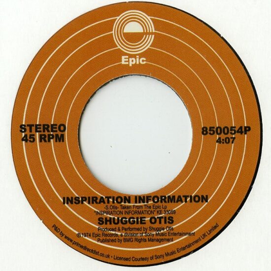 Shuggie Otis - Inspiration Information / Ah Uh Mi Hed (7")