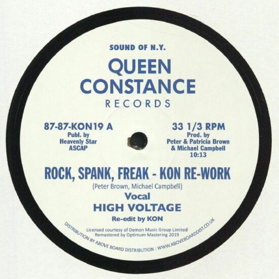High Voltage - Rock, Spank, Freak (Kon Rework) / Chain Reaction - Dance Freak (Moplen Re-Freak) (12")