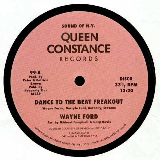 Wayne Forde & Stereo - Dance To The Music Freakout (12")