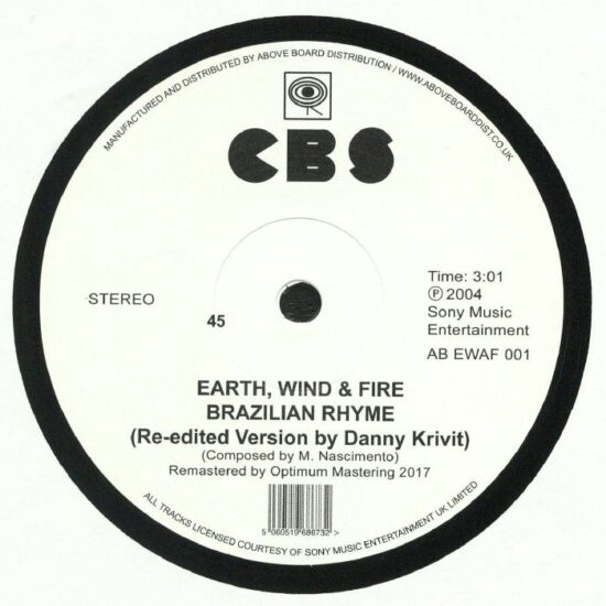 Earth, Wind & Fire - Brazilian Rhyme / Runnin' (12")