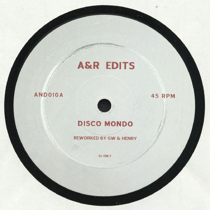 Greg Wilson & Henry - Disco Mondo / In The City (12")