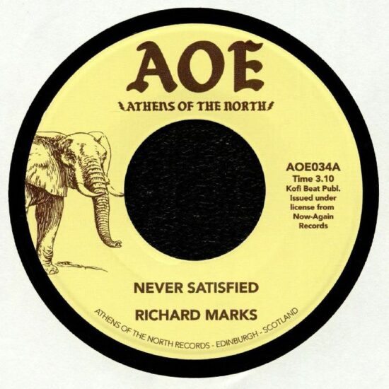 Richard Marks - Never Satisfied (7")