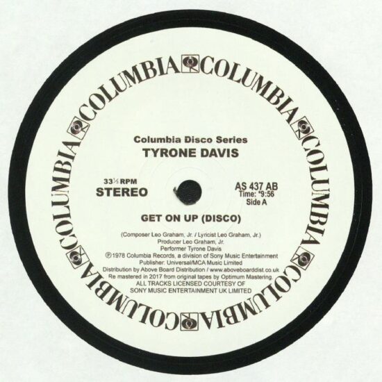 Tyrone Davis - Get On Up (Disco) (12")