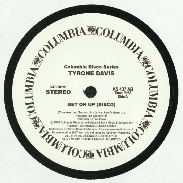 Tyrone Davis - Get On Up (Disco) (12")