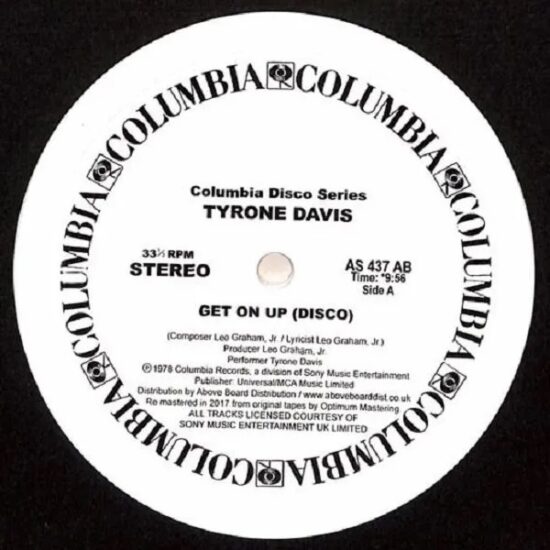 Tyrone Davis - Get On Up (Disco) (12")