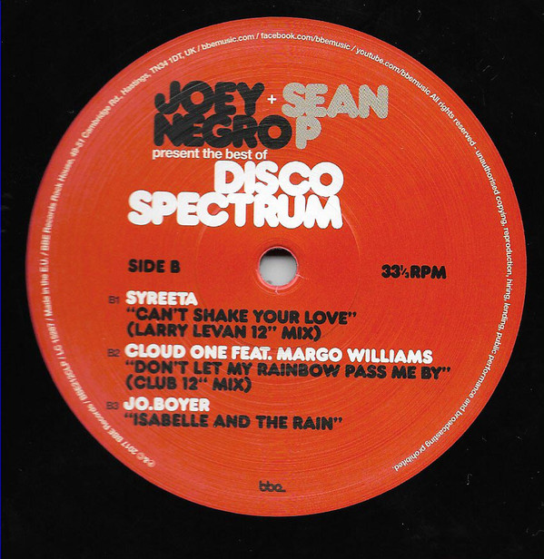 Joey Negro & Sean P. - The Best Of Disco Spectrum (3x12", Album, Comp) - Image 4