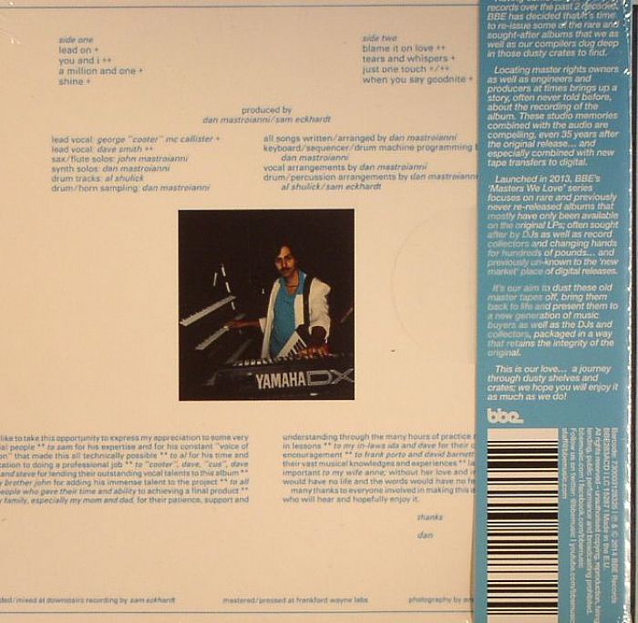 Dan Mastroianni - Tears & Whispers (CD) - Image 2