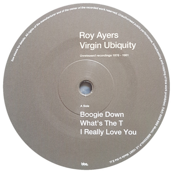 Roy Ayers - Virgin Ubiquity (Unreleased Recordings 1976-1981) (2xLP) - Image 3