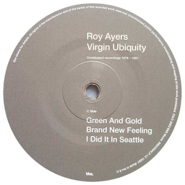 Roy Ayers - Virgin Ubiquity (Unreleased Recordings 1976-1981) (2xLP) - Image 5