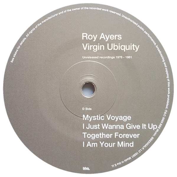Roy Ayers - Virgin Ubiquity (Unreleased Recordings 1976-1981) (2xLP) - Image 6