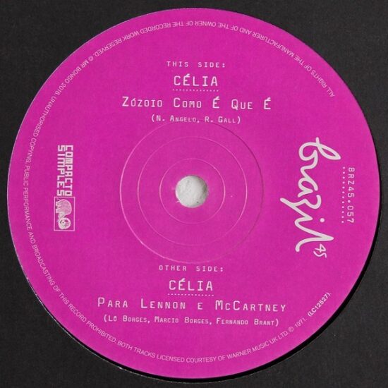 Célia - Zózoio Como É Que É / Para Lennon E McCartney (7")