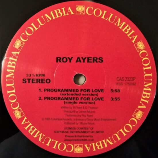 Roy Ayers - Programmed For Love (12")