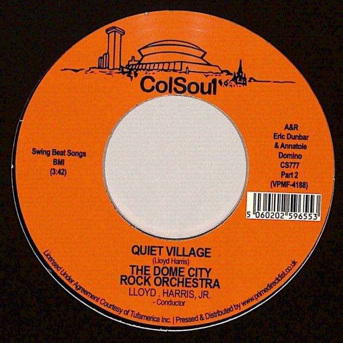 The Dome City Rock Orchestra - Quiet Village (7") - Image 2