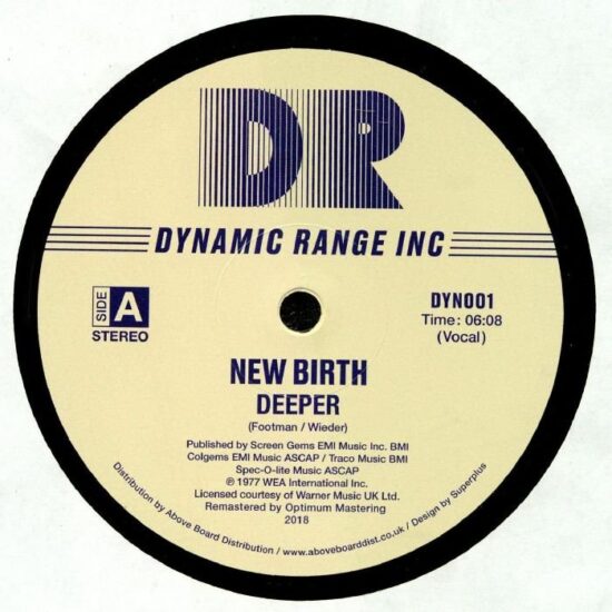 New Birth - Deeper (12")