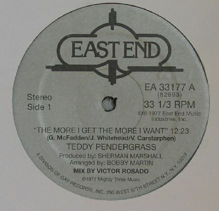 Teddy Pendergrass - The More I Get, The More I Want (Victor Rosado Remix / Original) (12")