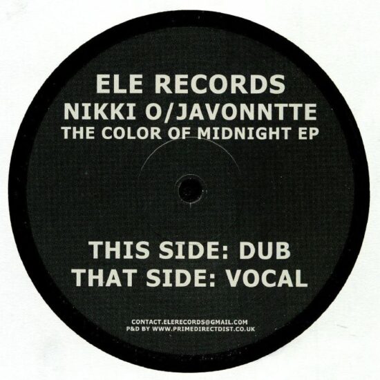 Nikki O / Javonntte - The Color Of Midnight EP (12")