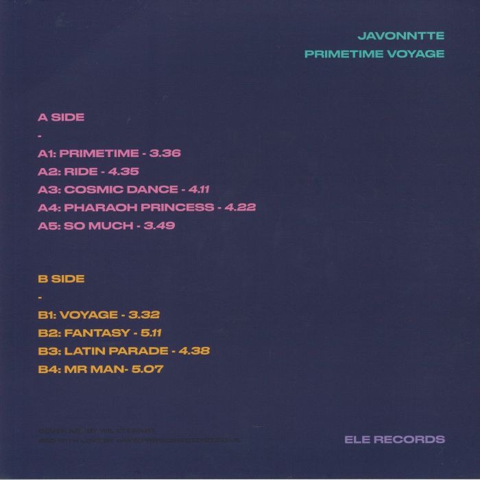 Javonntte - Primetime Voyage LP - Image 2
