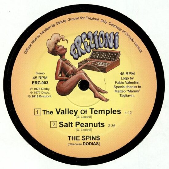 The Spins Otherwise Dodias - The Valley Of Temples (12")